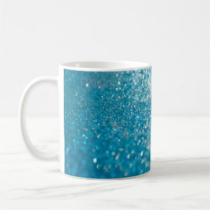Mug Abstrait bleu, arrière - plan artistique.