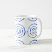 Mug Abstrait Bleu brosse côtier (Devant droit)