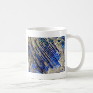 Mug Abstrait bleu et or