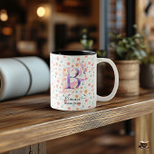 Mug Abstrait Boho Chic Floral - B