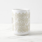 Mug Abstrait Boho Macramé Couleurs Naturelles Organiqu (Centre)