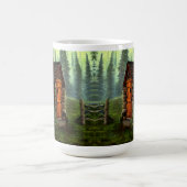 Mug Abstrait Cabine de chasse à la petite chasse (Centre)