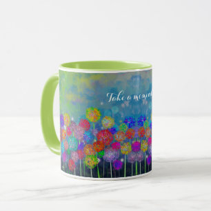 Mug Abstrait champ impressionniste de fleurs