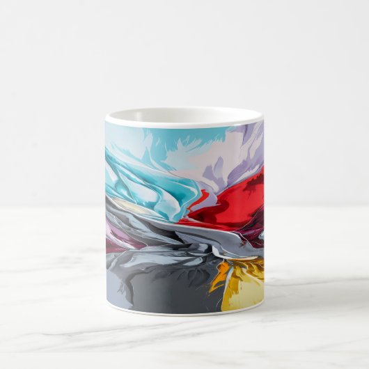 Mug Abstrait coloré (Centre)