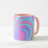 Mug Abstrait Coloré (Devant droit)