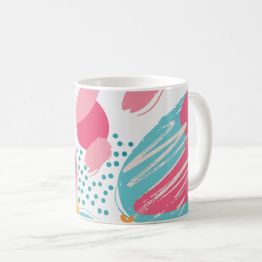 Mug Abstrait coloré (Devant droit)
