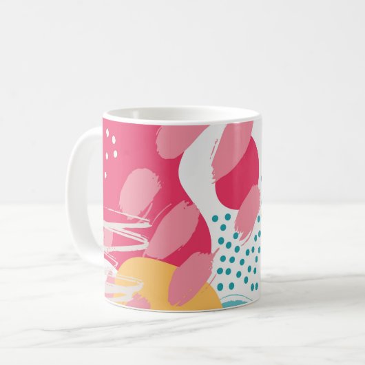 Mug Abstrait coloré (Devant gauche)