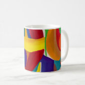Mug Abstrait coloré par Alicia McDaniel Fine Art (Devant droit)