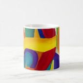 Mug Abstrait coloré par Alicia McDaniel Fine Art (Centre)
