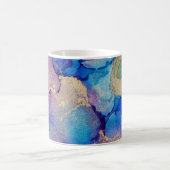 Mug Abstrait coloré : Peinture à l'huile texturée. (Centre)
