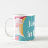 Mug Abstrait coloré Personnalisé (Gauche)