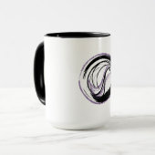 Mug Abstrait - Conception minimaliste moderne (Devant gauche)