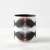 Mug Abstrait convoitise 7 péchés capitaux art à l'encr (Centre)