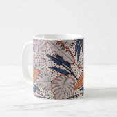Mug Abstrait créatif tropical continu motif sur le dos (Devant gauche)