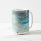 Mug Abstrait dans la cire froide et les huiles (Devant droit)