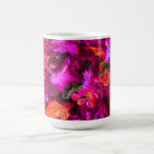Mug Abstrait Dans Les Purples, Les Oranges Et Les Vert (Centre)