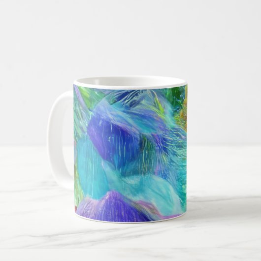Mug Abstrait de Crystal Mountain (Devant gauche)