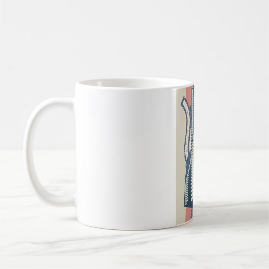 Mug Abstrait de la ville (Gauche)