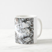 Mug Abstrait de neige (Devant droit)