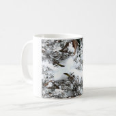 Mug Abstrait de neige (Devant gauche)