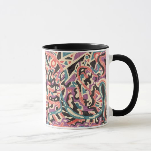 Mug abstrait d'origine "sauvage" (Droite)