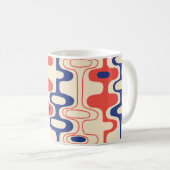 Mug Abstrait du milieu du siècle : design moderne et t (Devant droit)