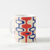 Mug Abstrait du milieu du siècle : design moderne et t (Devant gauche)
