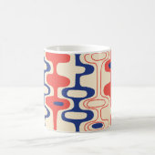 Mug Abstrait du milieu du siècle : design moderne et t (Centre)