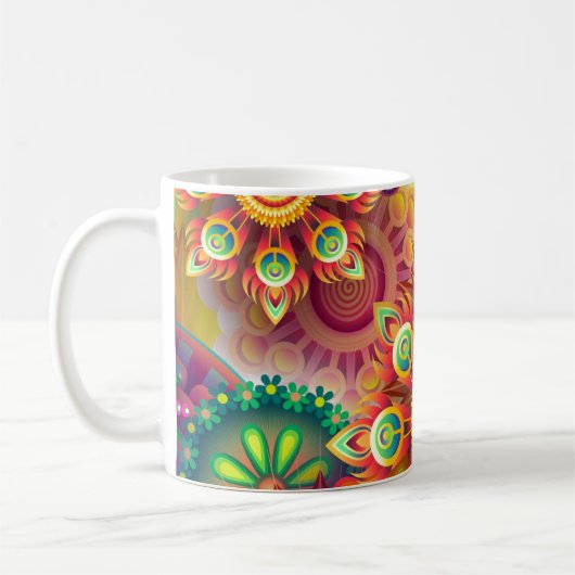 Mug Abstrait dynamique (Gauche)