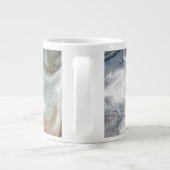 Mug Abstrait Eagle Fluffy Blanc (Dos)