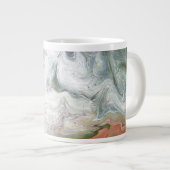 Mug Abstrait Eagle Fluffy Blanc (Devant droit)
