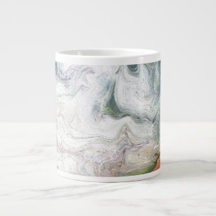 Mug Abstrait Eagle Fluffy Blanc