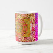 Mug Abstrait éclairé (Devant droit)