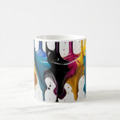 Mug Abstrait éclat de peinture (Centre)