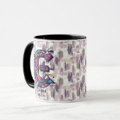 Mug Abstrait en gras - C pour Chris (Devant gauche)