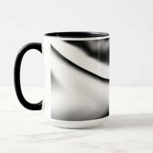 Mug Abstrait en noir et blanc