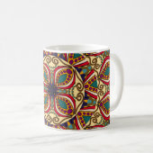 Mug Abstrait Ethnic Ornate Background, antique, (Devant droit)