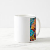 Mug Abstrait Face Art Hommes (Devant droit)