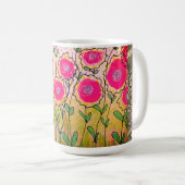 Mug Abstrait floral 16 (Devant droit)