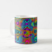 Mug Abstrait fractal 19111a (Devant gauche)