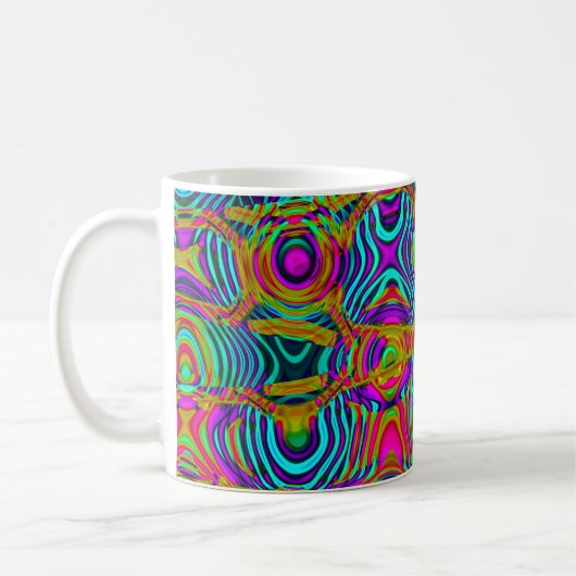 Mug Abstrait fractal 19111a (Gauche)
