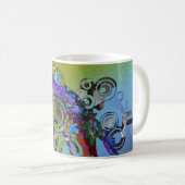Mug abstrait Gecko (Devant droit)