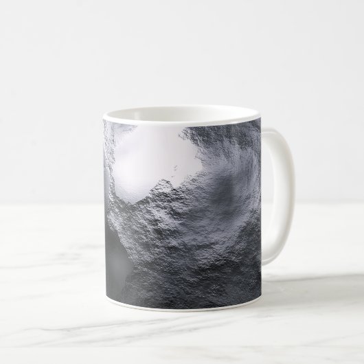 Mug Abstrait gel argent (Devant droit)