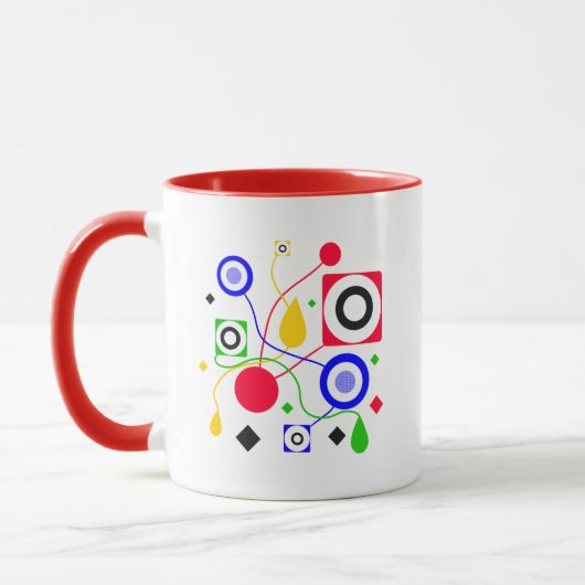 Mug Abstrait géométrique (Gauche)
