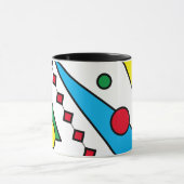 Mug [Abstrait géométrique #1] Gras Couleurs primaires  (Centre)