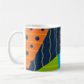 Mug Abstrait Géométrique Audacieux (Gauche)