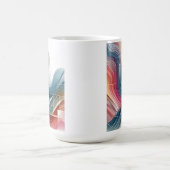 Mug Abstrait géométrique - Conception de dégradé (Centre)