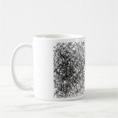 Mug Abstrait Géométrique du Chaos à l'Ordre  (Gauche)