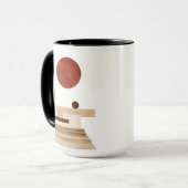 Mug Abstrait géométrique moderne (Devant gauche)