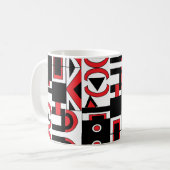 Mug Abstrait Géométrique Moderne Cool (Devant gauche)